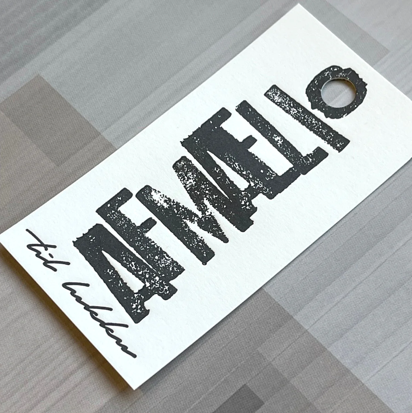 Afmæli - merkimiði
