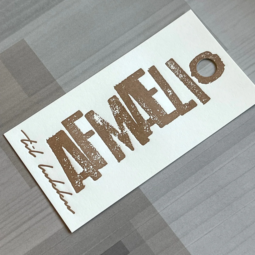Afmæli - merkimiði